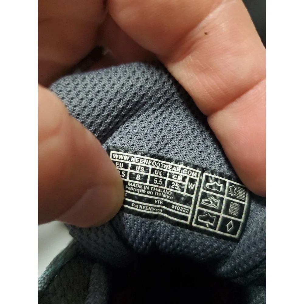 Keen Ridge Flex Mid Womens Boots Sz 8 Steel‎ Gray Porcelain Waterproof Hiking